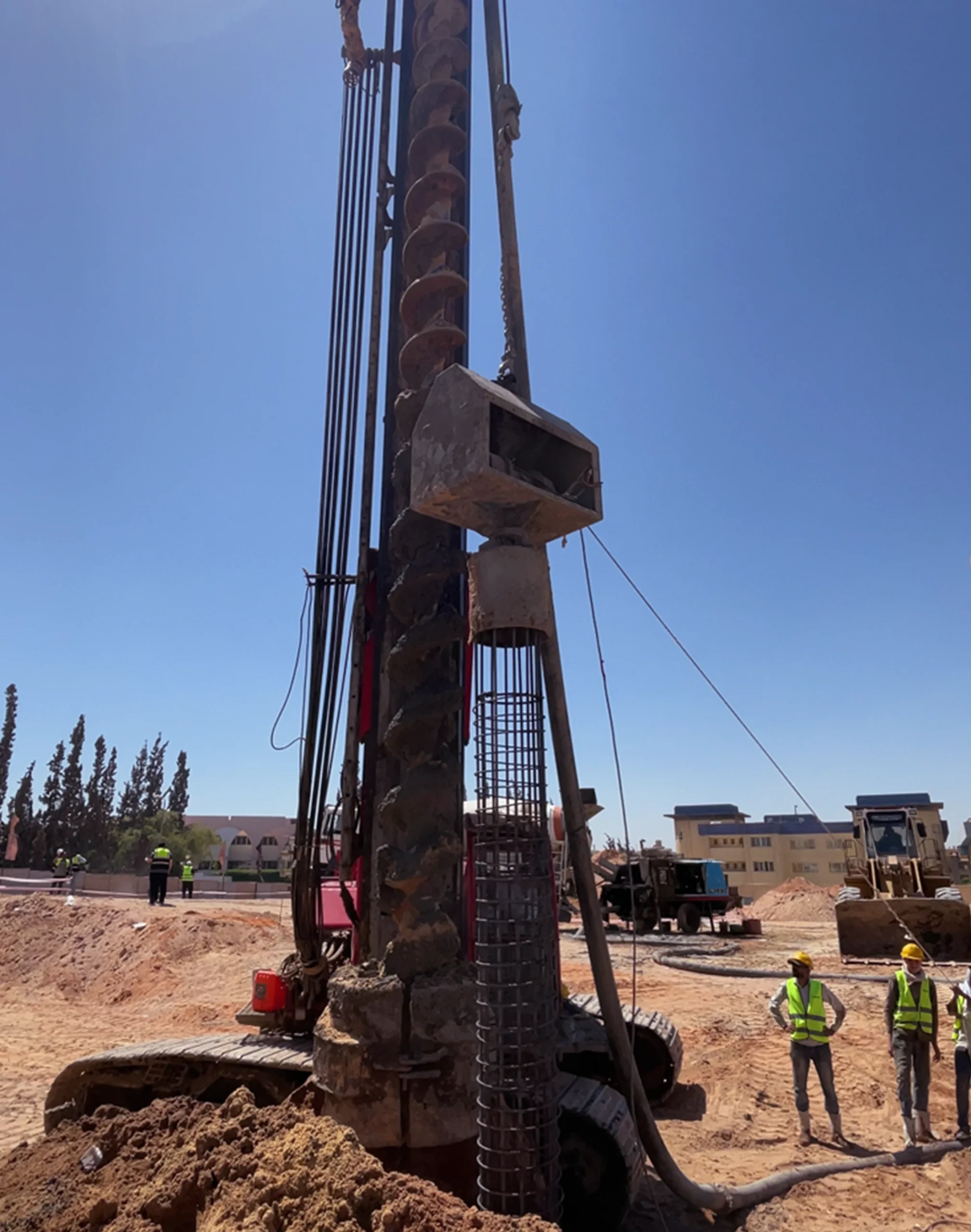 Kandeel Developments KAY90 piling works in New Cairo